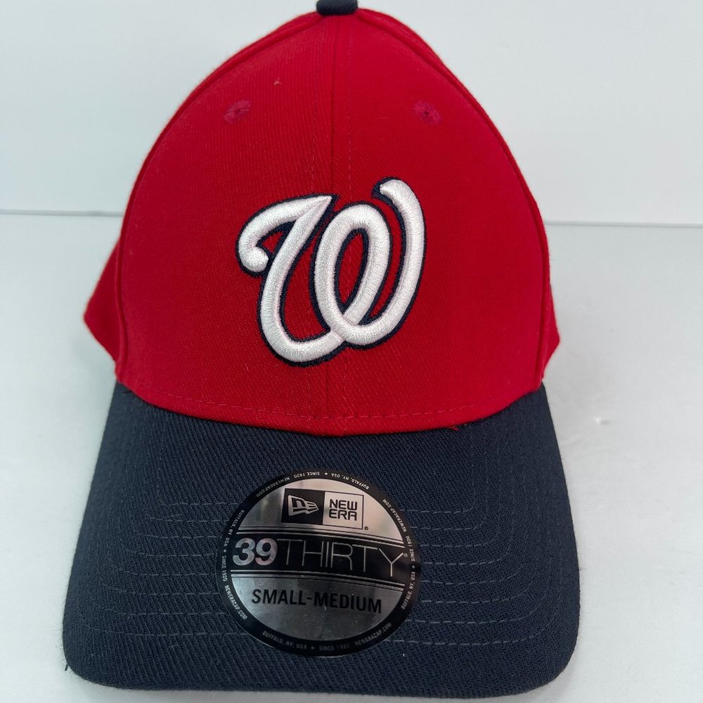 NEW Washington Nationals ALT 2 New Era Team Classic 39THIRTY Red Small-Medium